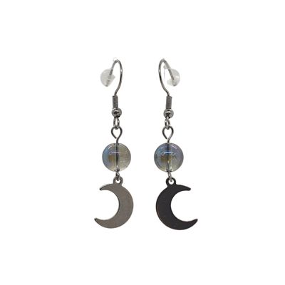 Boucles d'Oreilles Aqua Aura - 8 mm