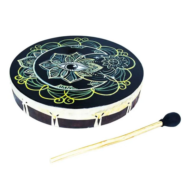 Tambour cérémonial - troisième œil