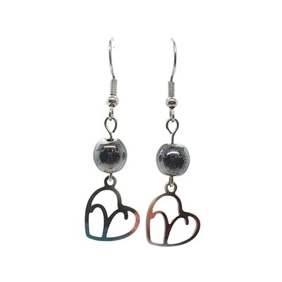 Boucles d'oreilles Astro - Bélier - Hématite