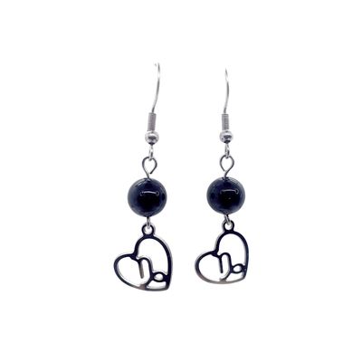 Boucles d'oreilles Astro - Capricorne - Onyx Boucles d'oreilles Astro - Capricorne - Onyx