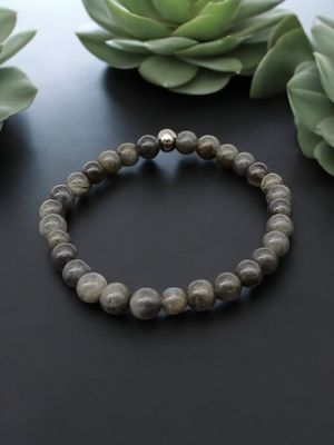 Bracelet labradorite 6mm