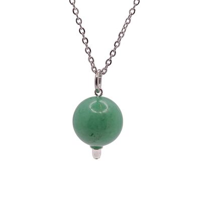 Collier et pendule - Aventurine verte