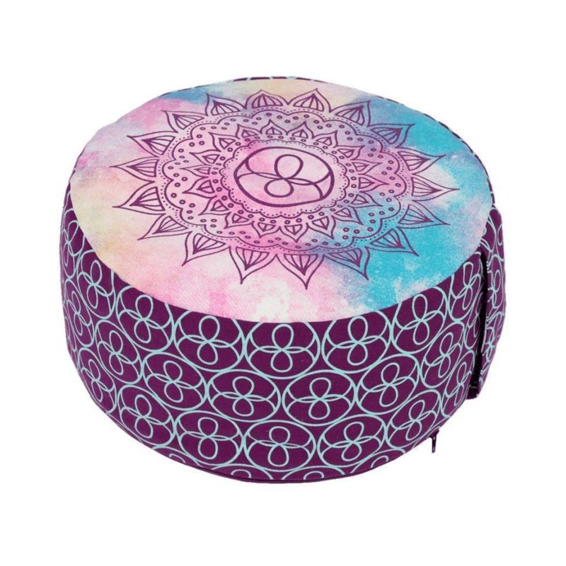Coussin de méditation pourpre