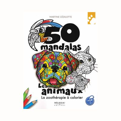 50 mandalas - Les animaux
