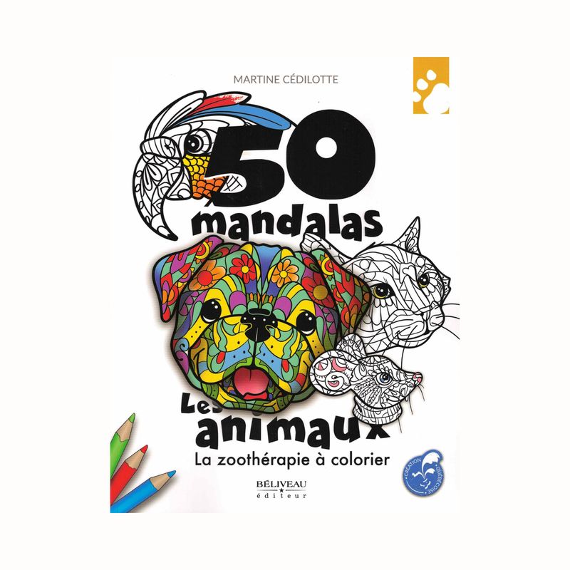 50 mandalas - Les animaux