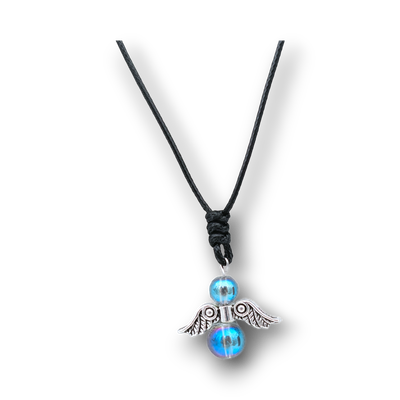 Collier Ange et perles d'Aqua Aura
