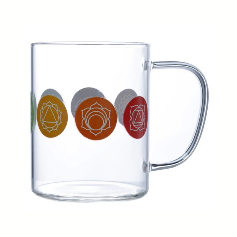 Tasse en verre - 7 chakras