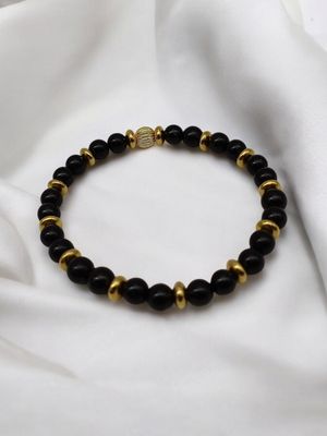Bracelet tourmaline noire 6mm