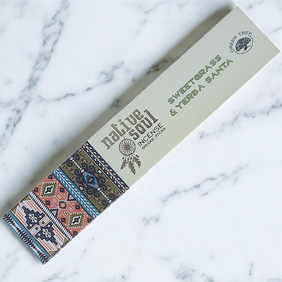 Encens Native Soul  Sweetgrass &amp; Yerba Santa