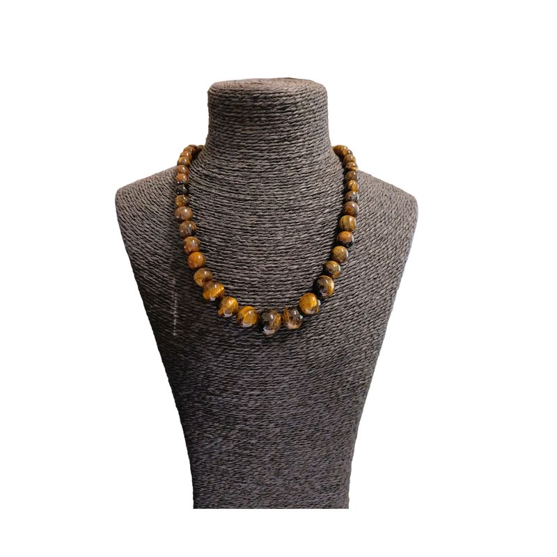 Collier en Oeil-de-tigre