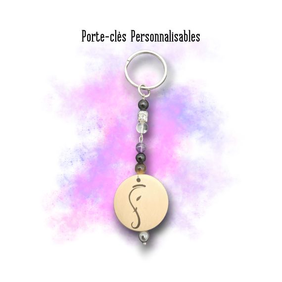 Porte-clés Ganesh personnalisable