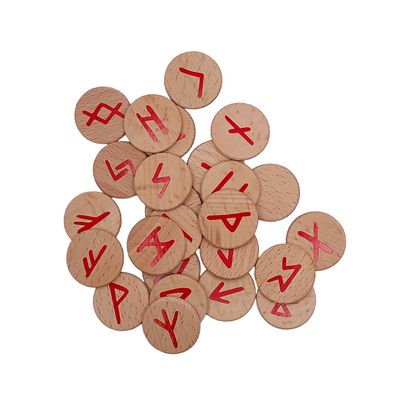 Set de runes Futhark en bois personnalisable - Vinyle