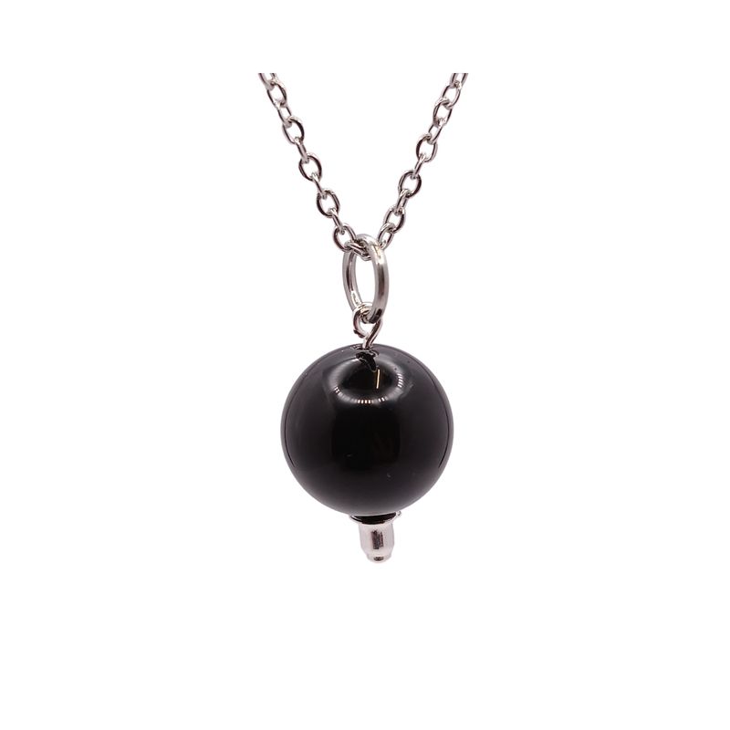 Collier et pendule - Obsidienne oeil céleste Collier et pendule - Obsidienne oeil céleste