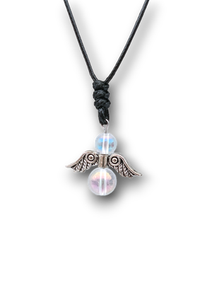 Collier Ange et perles d'Angel aura