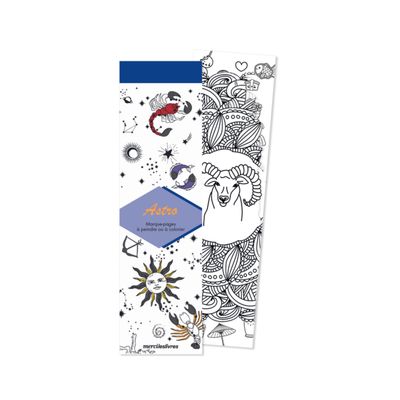 Astro - Marque-pages à peindre ou à colorier Astro - Marque-pages à peindre ou à colorier