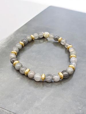 Bracelet labradorite 6mm
