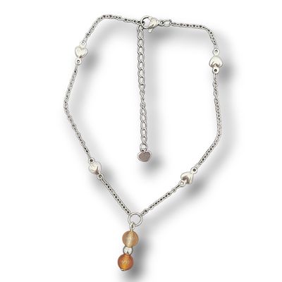 Bracelet de cheville - Perles de Cornaline