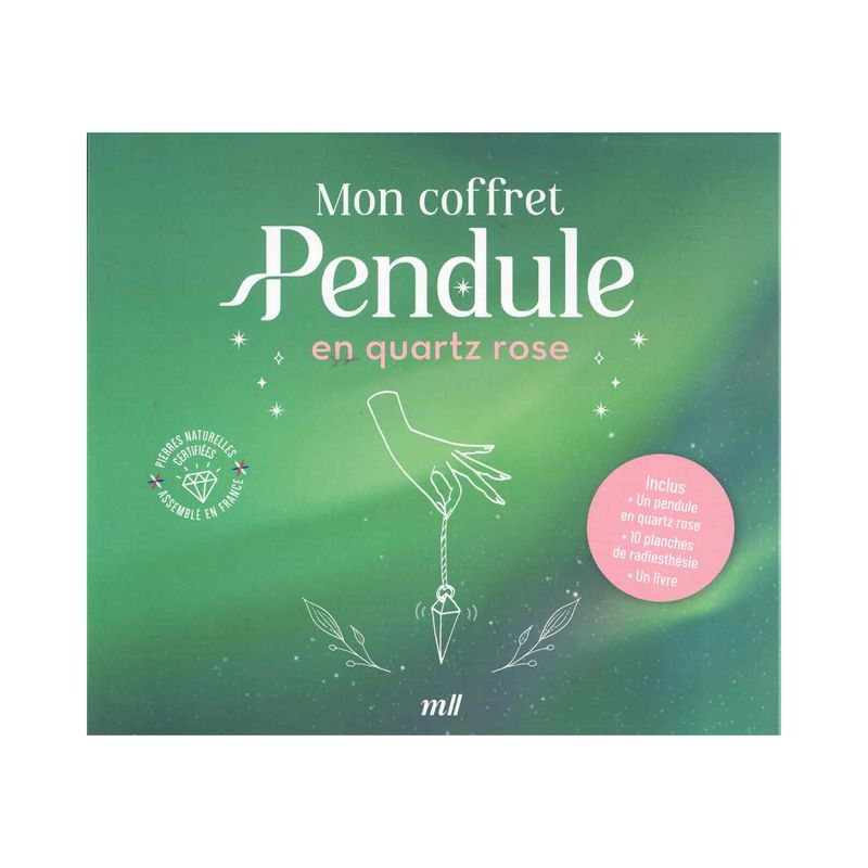 Mon coffret Pendule en quartz rose