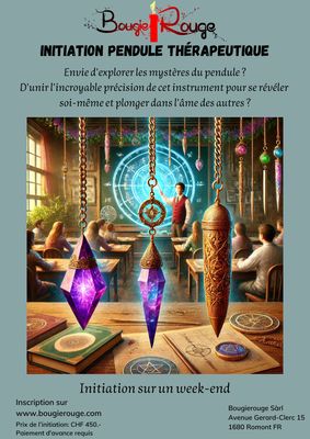 Initiation pendule thérapeutique Module 1 - 22 et 23 novembre 2025