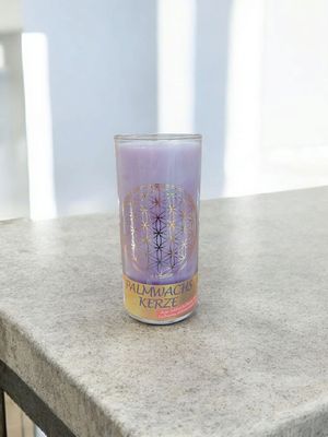 Bougie Fleur de Vie Violette