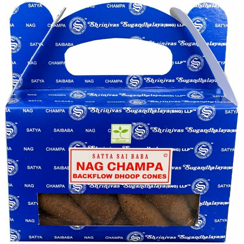 Cône d'encens à reflux Satya Nag Champa