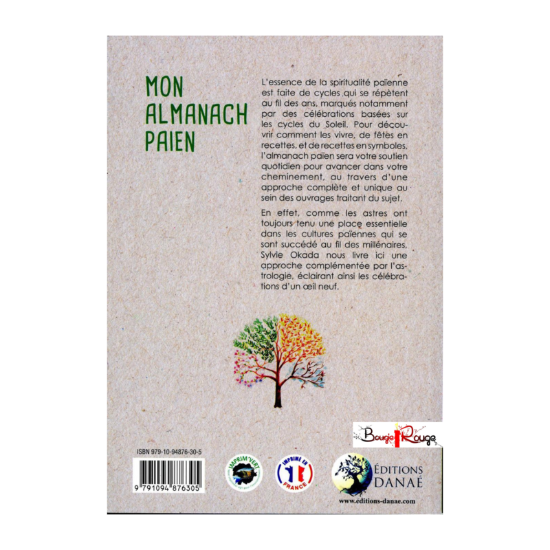 Mon Almanach Païen - Sylvie Okada - Livre