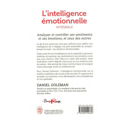 L'intelligence émotionnelle - Goleman Daniel - Livre