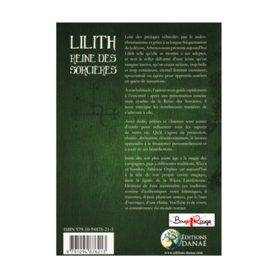Lilith Reine des sorcières - Athénos Orphée - Livre