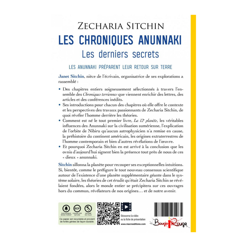Les chroniques Anunnaki - Les derniers secrets - Sitchin Zecharia