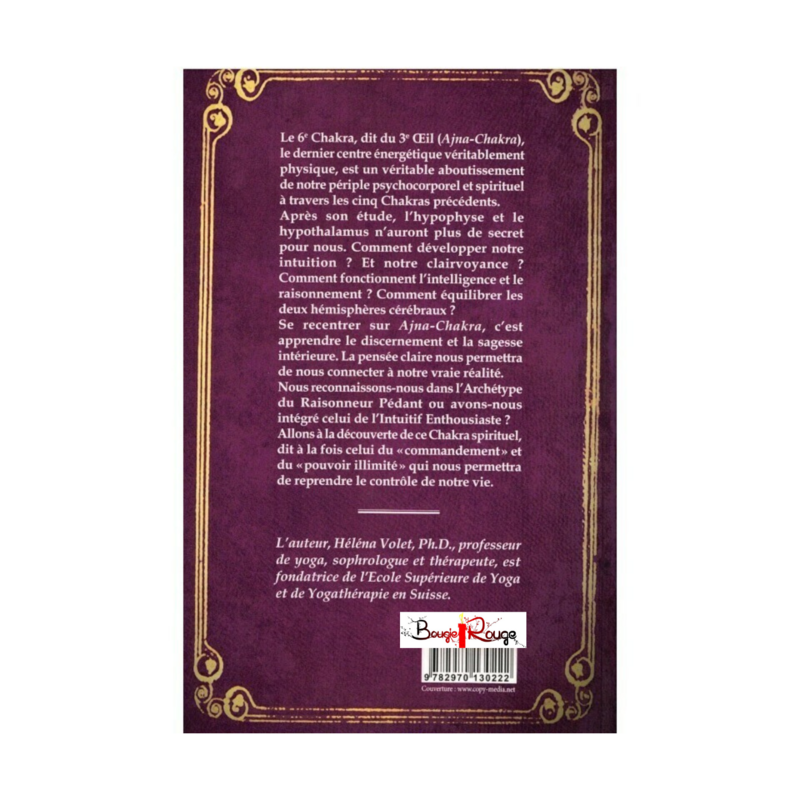 Le voyage au Pays des Chakras, 3e œil - Héléna Volet - Livre