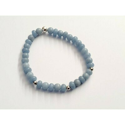 Bracelet angélite 6mm