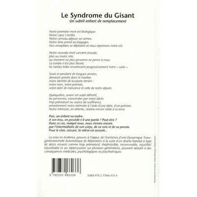 Le syndrome du gisant - Salomon Sellam - Livre