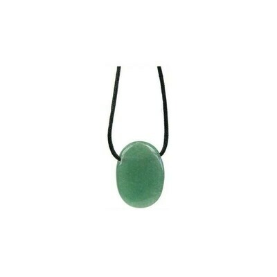 Pendentif percée en Aventurine verte