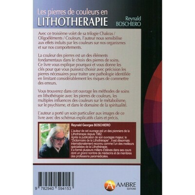 Les pierres de couleurs en Lithothérapie