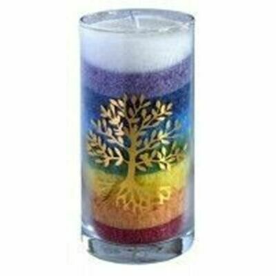 Bougie Arbre de vie 7 chakras