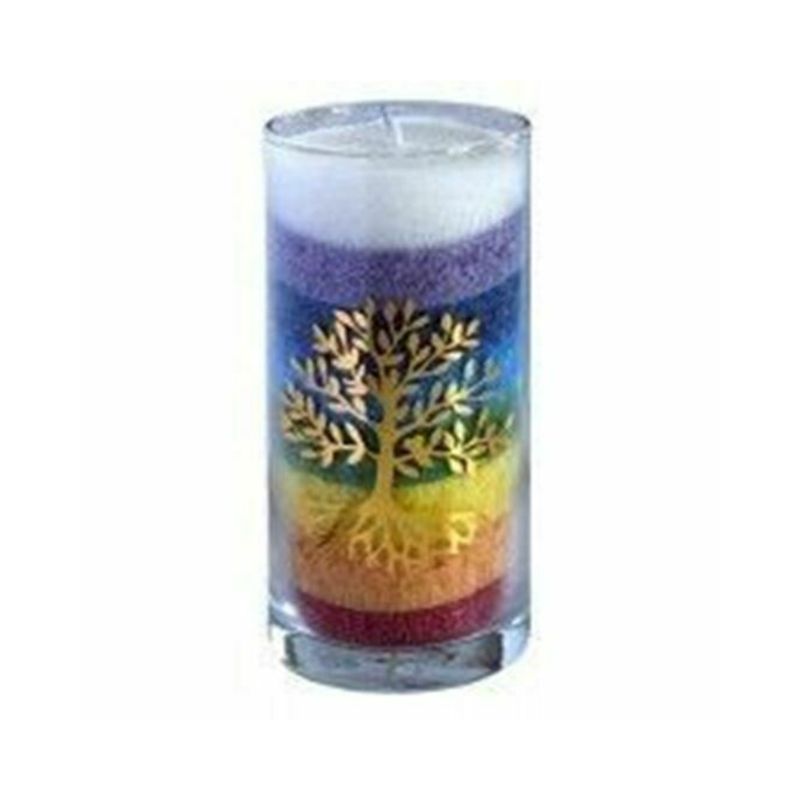 Bougie Arbre de vie 7 chakras