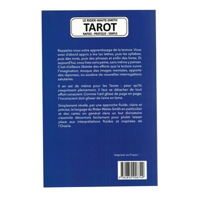 Le Rider-Waite-Smith Tarot, Rapide- Pratique - Simple