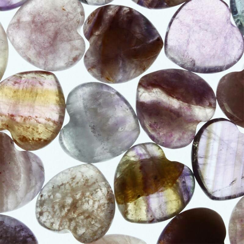 Mini cœur en Fluorite Mini cœur en Fluorite