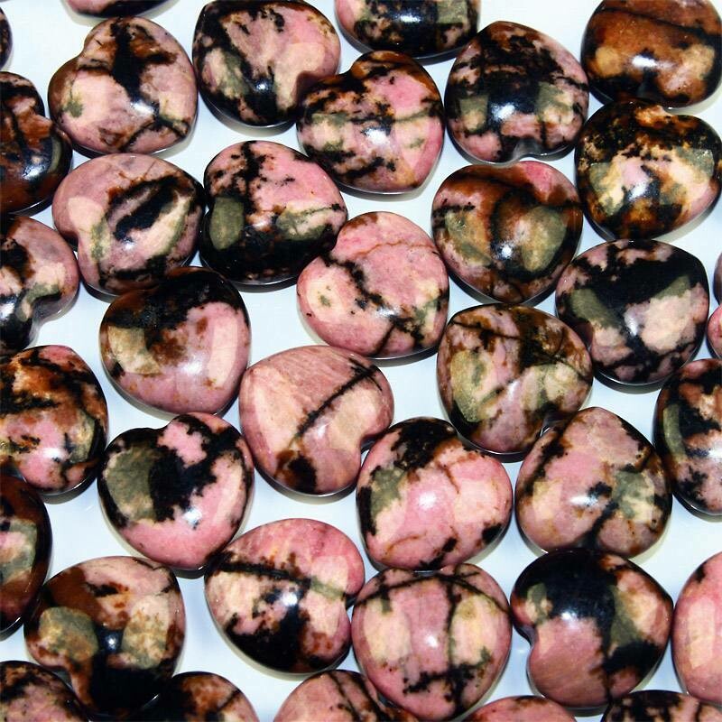 Mini cœur en Rhodonite