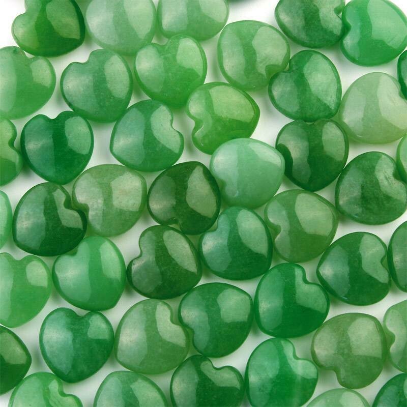 Mini cœur en Aventurine verte
