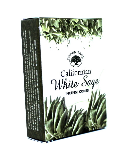 Cône Green tree Sauge blanche
