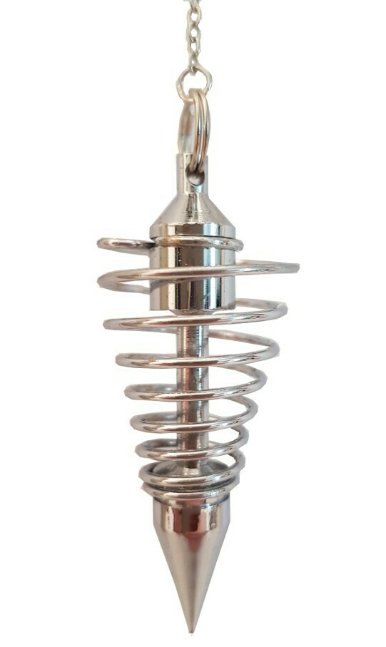 Pendule Spirale Chrome