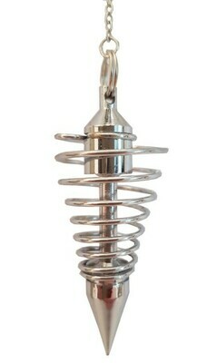 Pendule Spirale Chrome