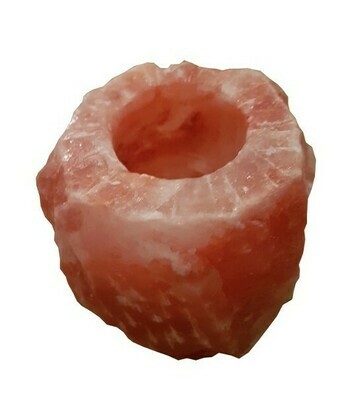 Bougeoir en Cristal de Sel d'Himalaya