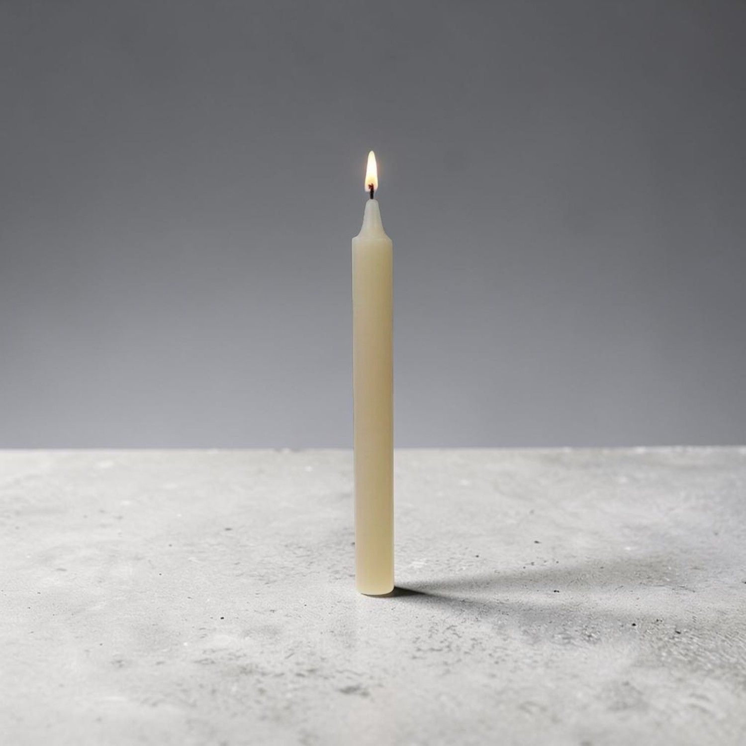 Bougie chandelle ivoire - 22 cm