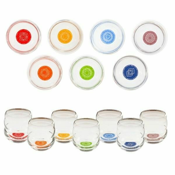 Set de verres des 7 chakras