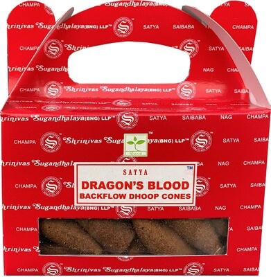 Cône d'encens à reflux Dragon's Blood Satya Nag Champa