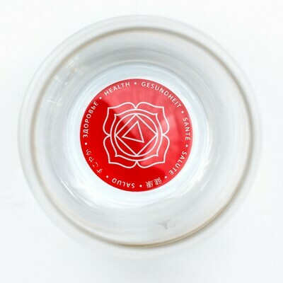 Verre chakra racine
