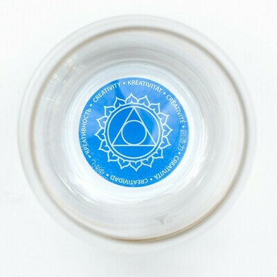 Verre chakra de la gorge