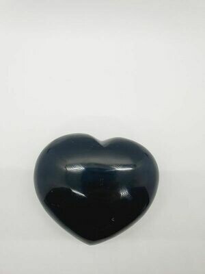 Cœur quartz fumé  8,5 cm - 464gr